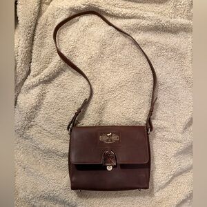 Oakbark & Chrome Co. Dark Brown Leather Shoulder Bag